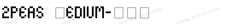 2peas Medium字体转换